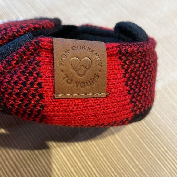 Baby Slippers 12 mo Baby Bear Dearfoams Buffalo Check - Picture 4 of 4